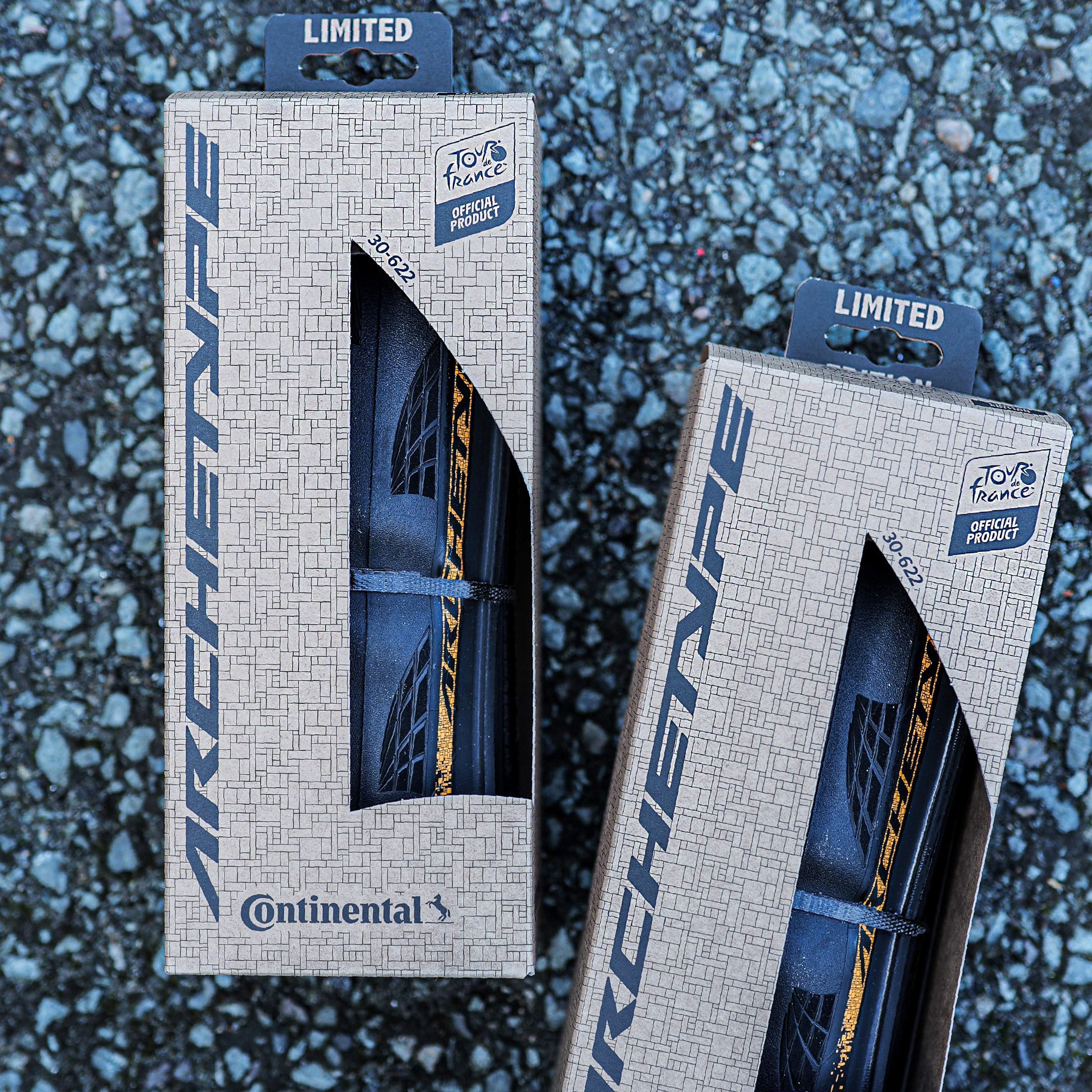 Continental Archetype TDF 25 700x30c Foldable Road Tyre In Black  2369