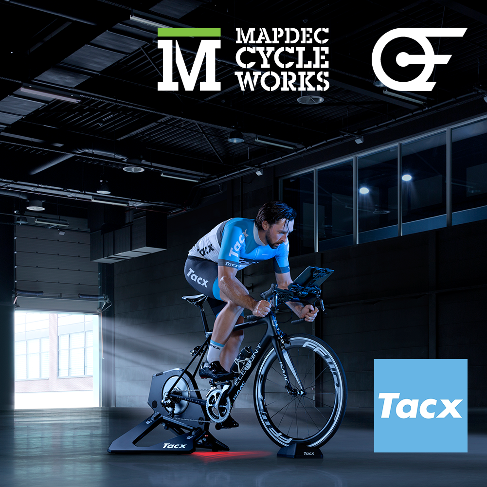 A Studio Full of the Tacx Neo Smart Turbo Trainer Mapdec Cycle Works