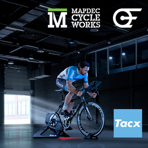 A Mapdec Studio Full of the Tacx Neo Smart Turbo Trainer